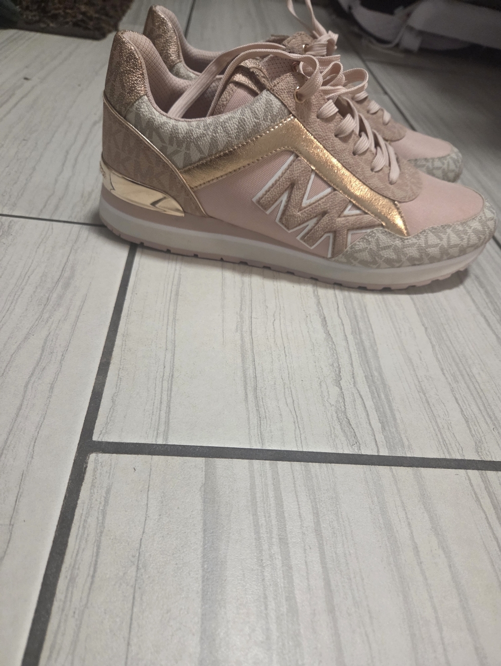 Michael Kors Blush Pink Sneakers Size 11!